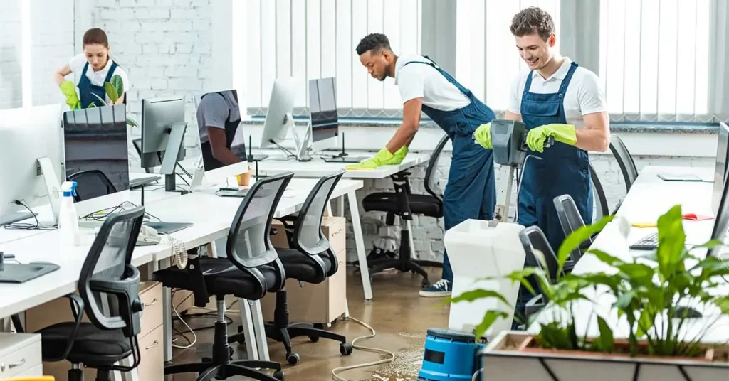 Elite Gleam cleaning team